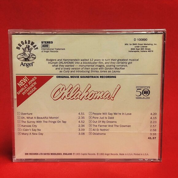Rodgers and Hammerstein's Oklahoma CD Broadway Classics 1993 New Sealed - Picture 2 of 7